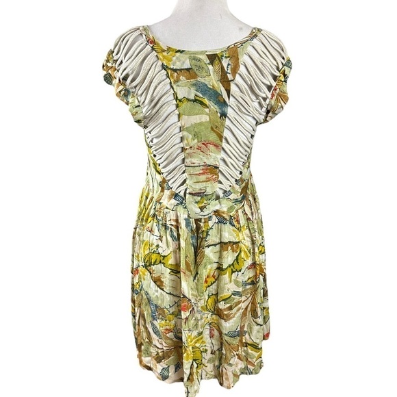 Revolve Raga Makki Valley Cap Sleeve Mini Dress in Sage NWT Boho Cut out Small - Picture 9 of 13